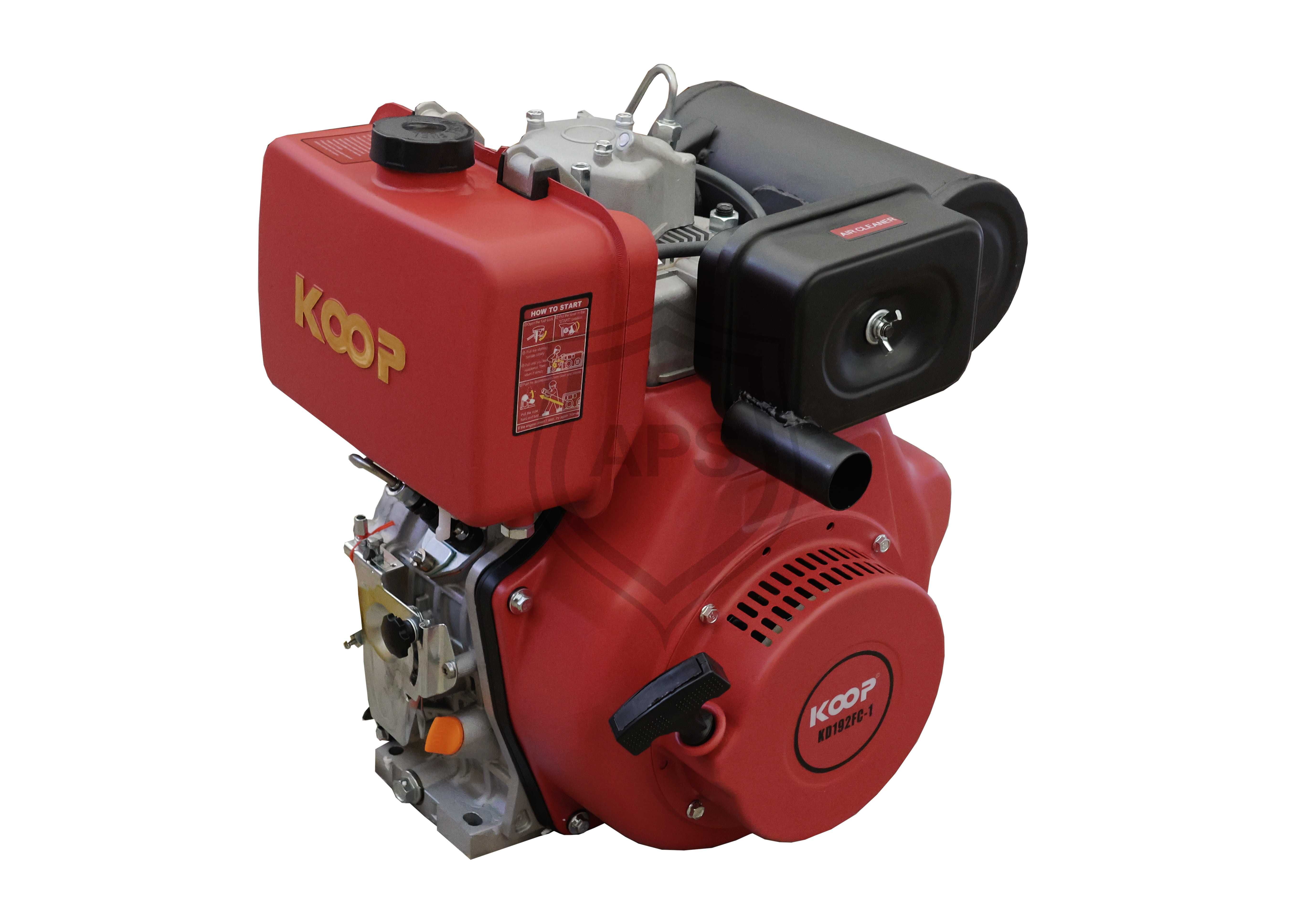 Silnik do minikoparki KOOP 192F diesel 3000 RPM 7kW