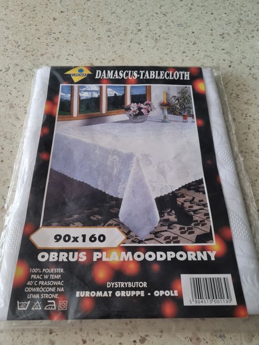 Obrus plamoodporny 90 x 160 cm nowy