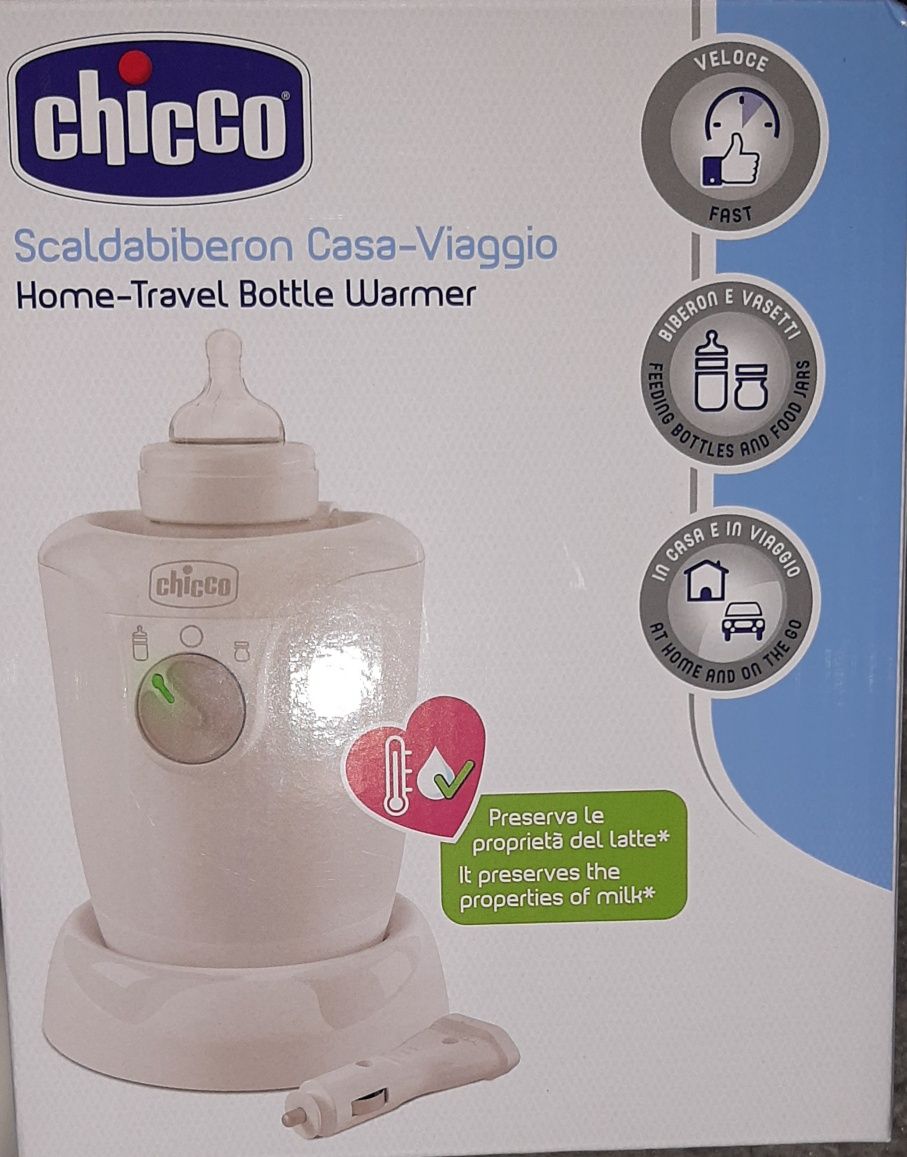 Aquecedor de biberões casa/ auto Chicco