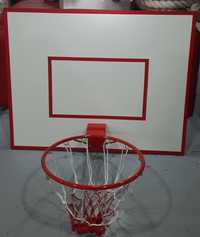 Баскетбольный щит 100×80см ЛДСП с кольцом 45см с сеткой