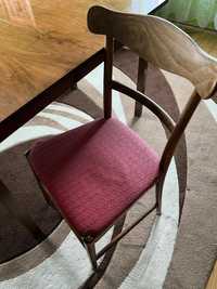 Stół rozkładany vintage + 4 krzesła