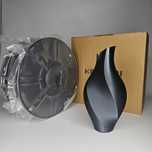 Filament PLA 1kg 1.75mm Silk Czarny – nowy, błyszczący