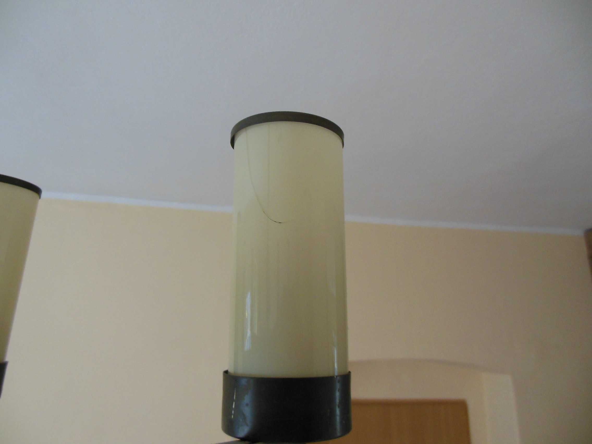 lampa żyrandol mosiężny 10-ramienny vintage unikat