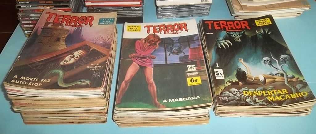 Colecção TERROR quase completa BANDA DESENHADA A.P.R.