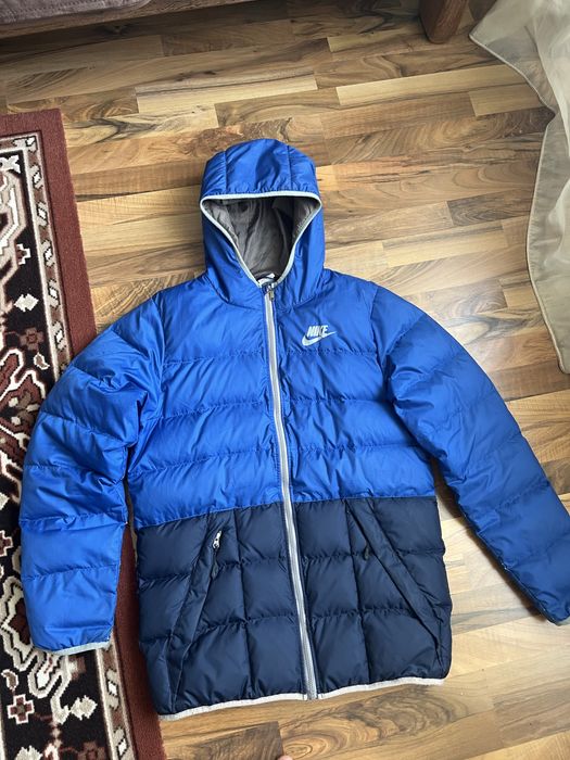 Синій Пуховик Nike m-l