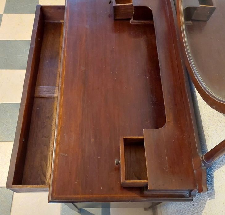 NV PREÇO Comoda toucador antiga + espelho, madeira maciça