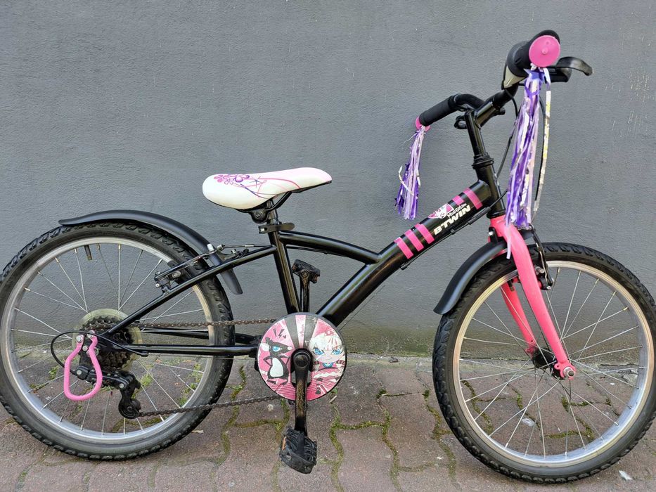 rower dziecięcy B'twin Misti Girl 320 koła 20" rama 11"