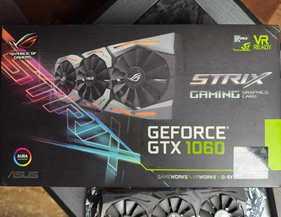 Karta graficzna GTX 1060 Asus ROG Strix 6gb