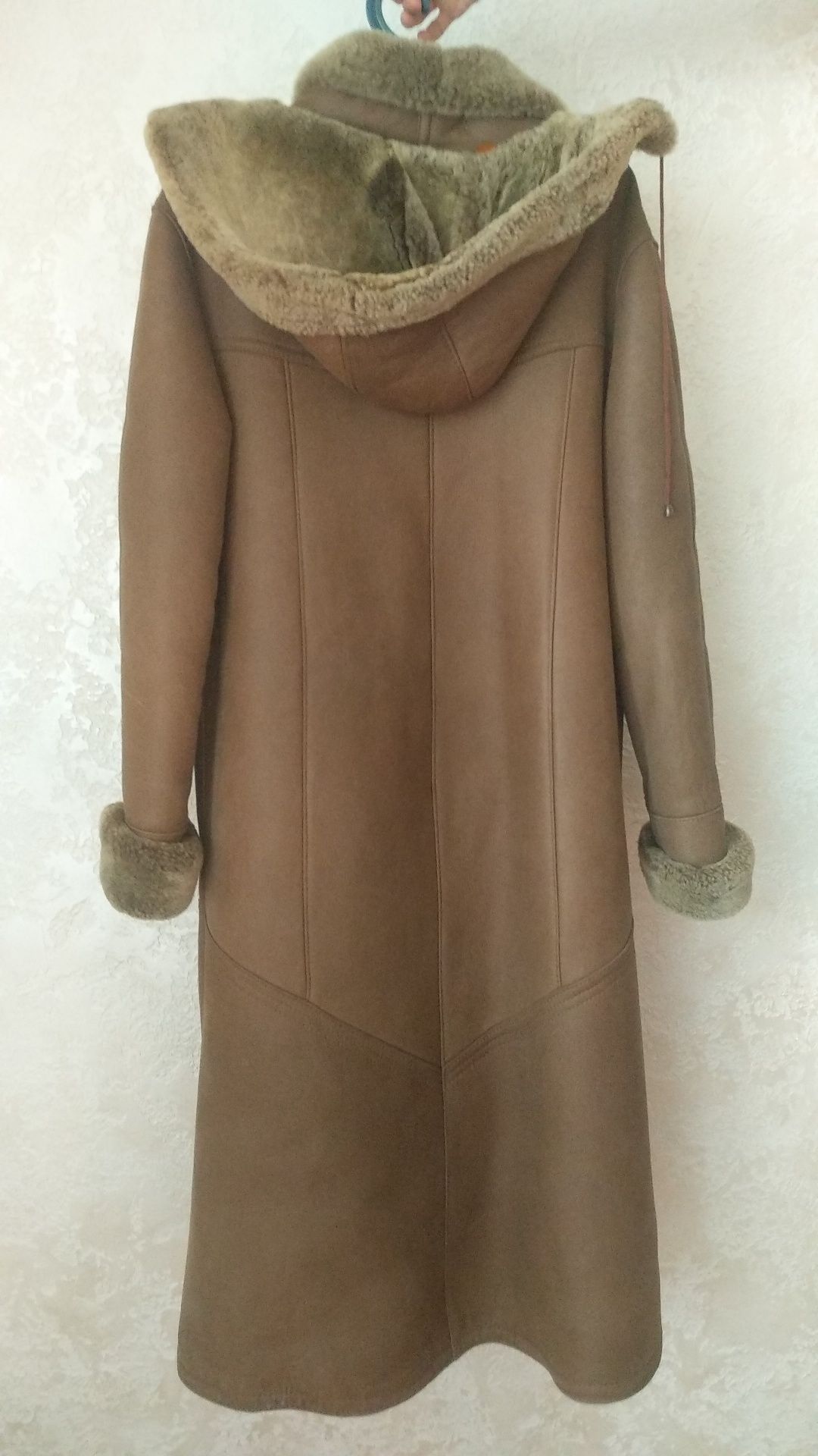 Женская дублёнка из овчины B'Z Leather  куртка пуховик