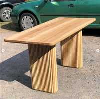 Дизайнерський овальний стіл з дерева ясен 1500 мм х 700 мм