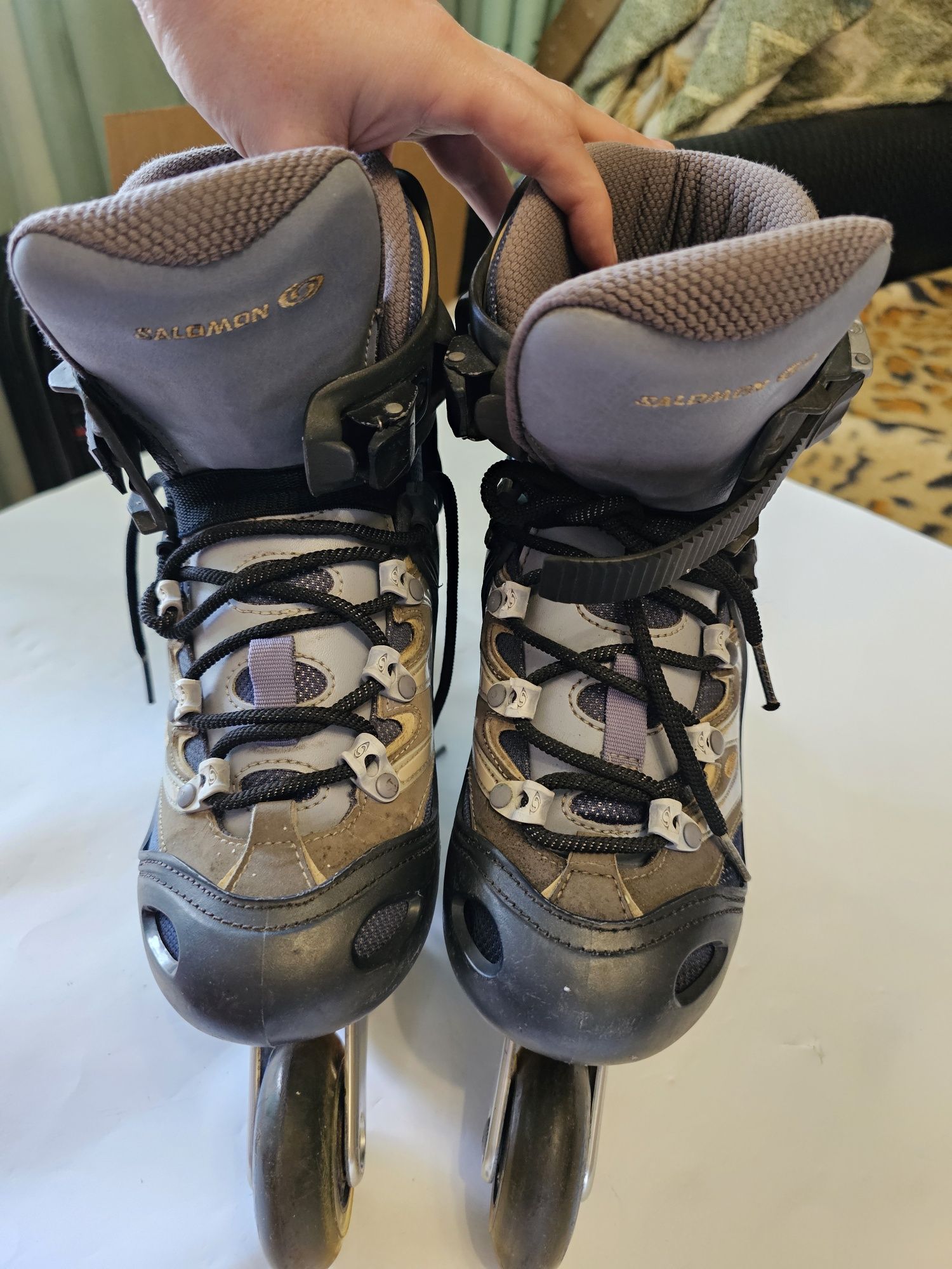 Роликові Ковзани Salomon DR 85 Power Arch 23см.  Під Ремонт