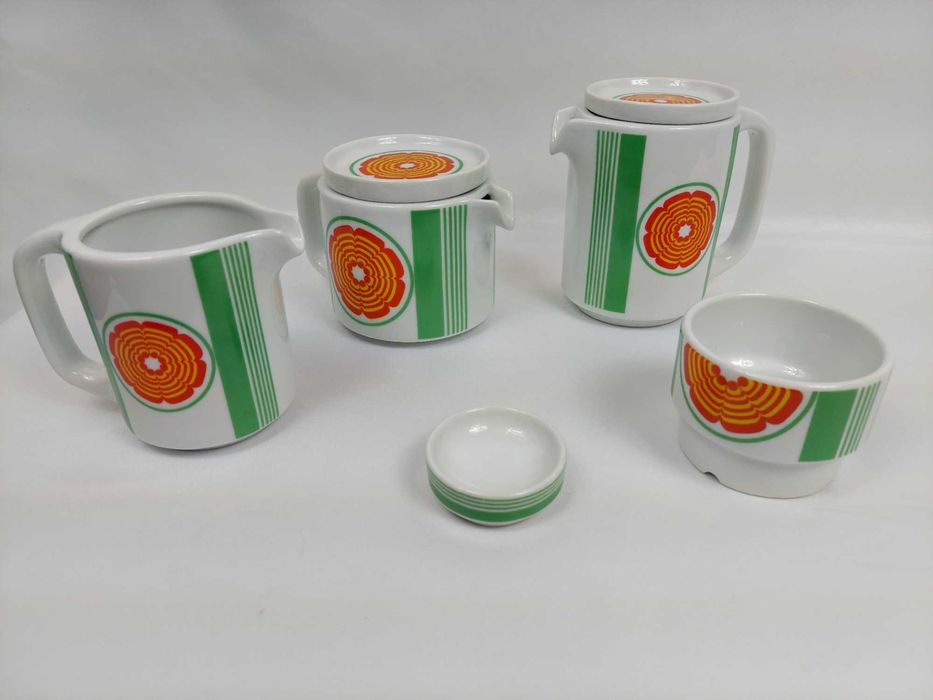 Serviço Chá SPAL Porcelanas - Conjunto Peças Chá ART DECO Portugal
