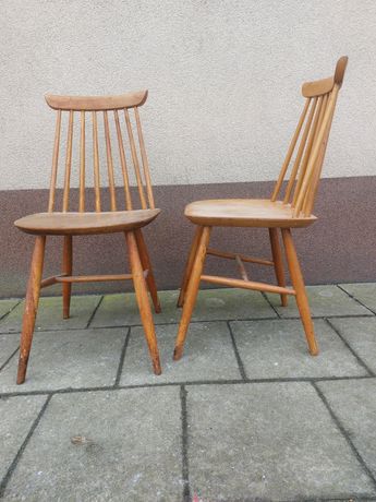 Krzesła patyczaki prl design vintage loft