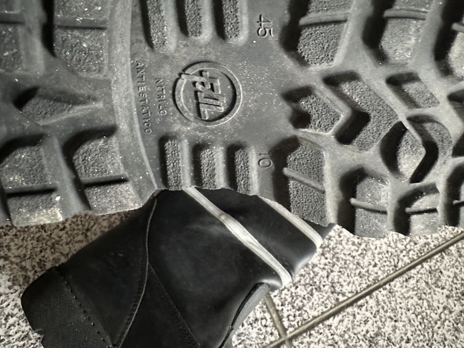 Botas biqueira aço resistente ao fogo N.o 45