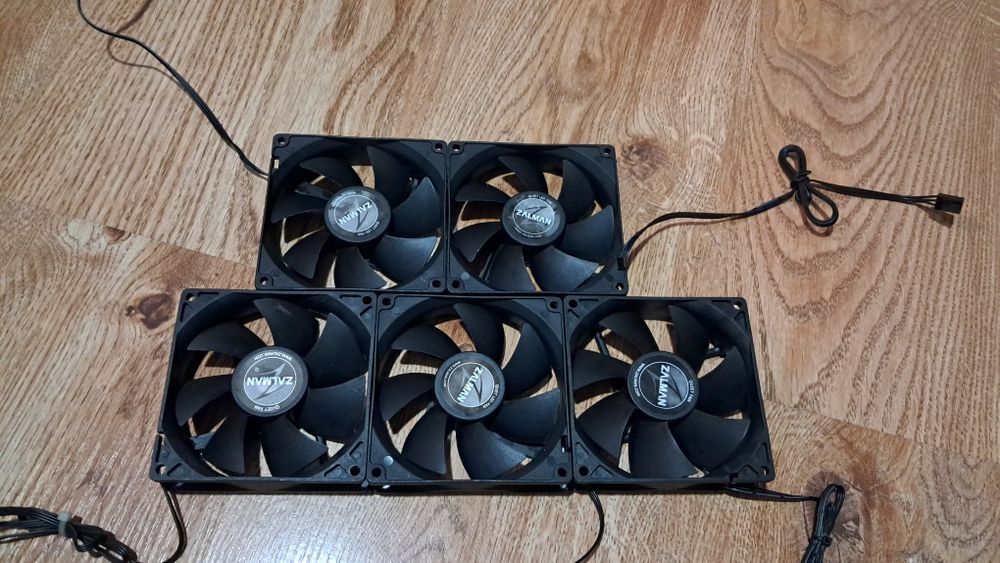 5x Wentylator Wentylatory Zalman PC 80mm Ciche i Wydajne Jak nowe
Wyda