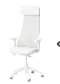IKEA Cadeira JÄRVFJÄLLET  giratória c/braços branca, como nova