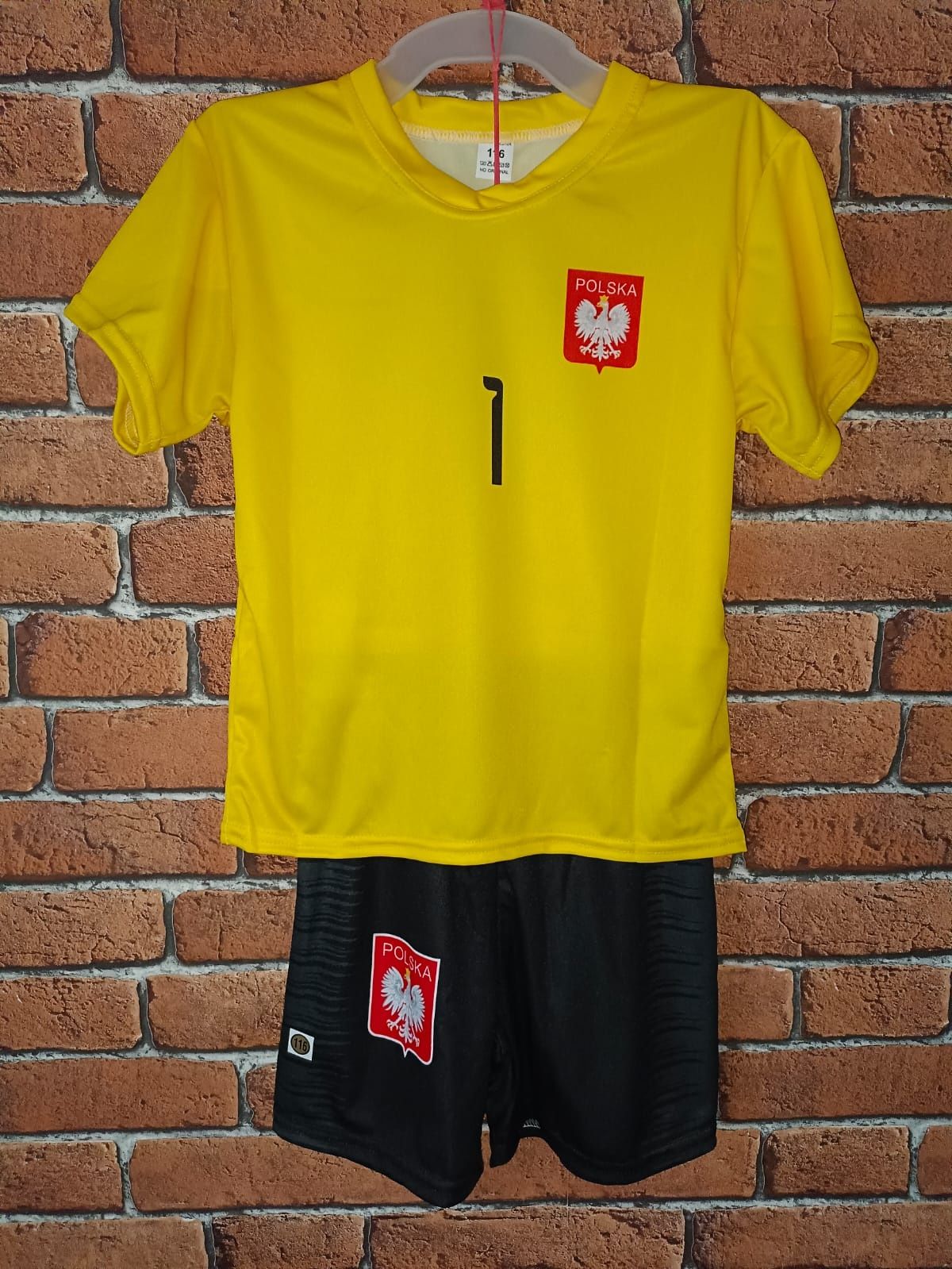 Strój bramkarski dziecięcy Polska Szczęsny rozm. 116