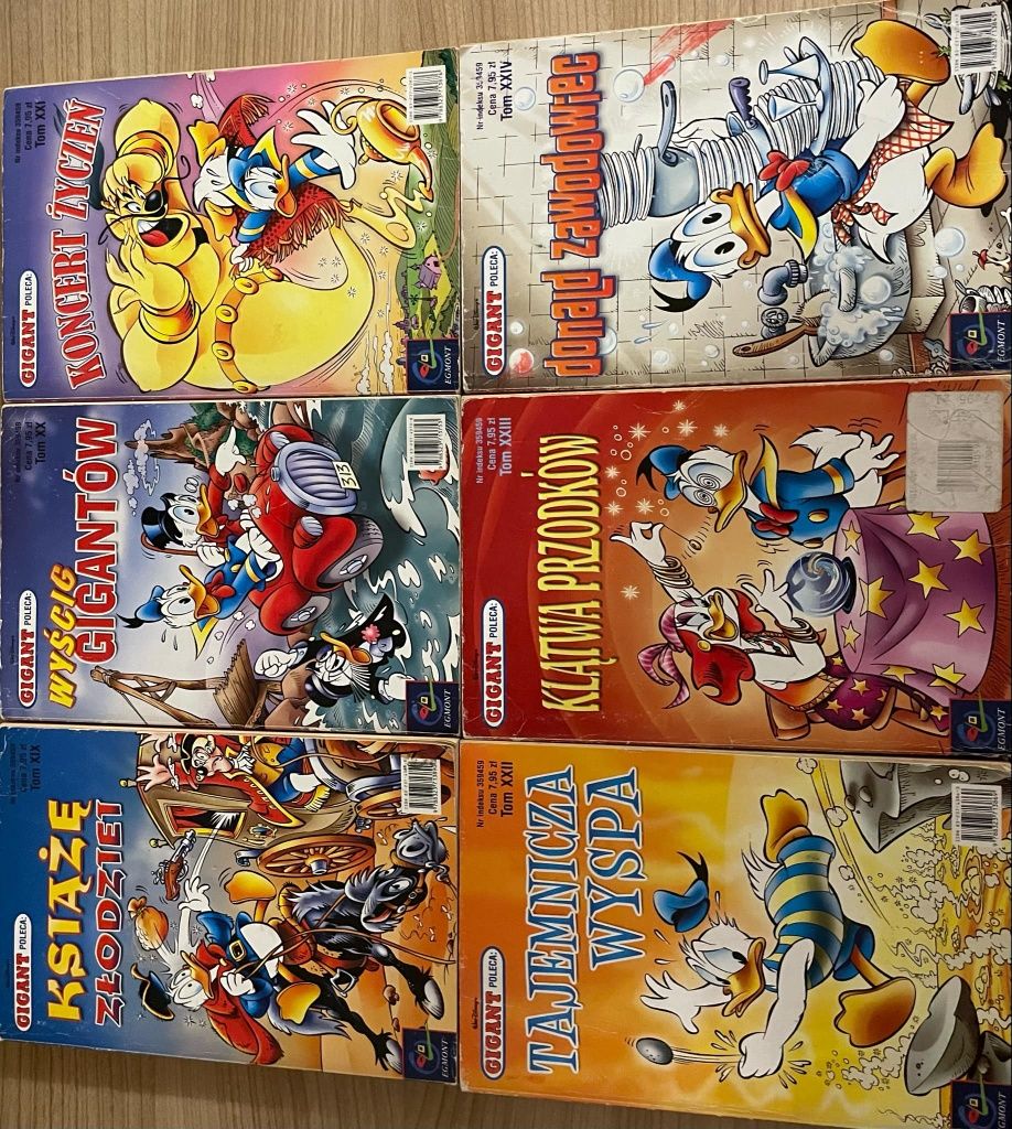 Komiksy kaczora donalda gigant rok 2002