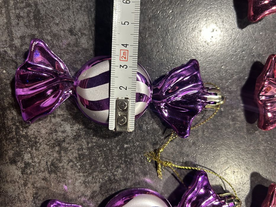 6 szt. bombek cukierków