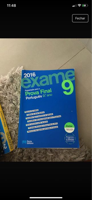 Livro de Exames 9 ano Portugues e Matematica