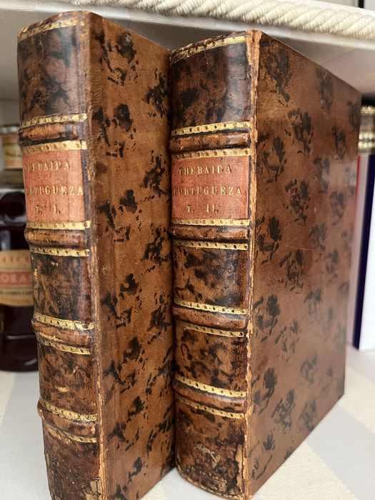 Livro Sec XVIII Thebaida Portugueza 2 Tomos Serra D’Ossa