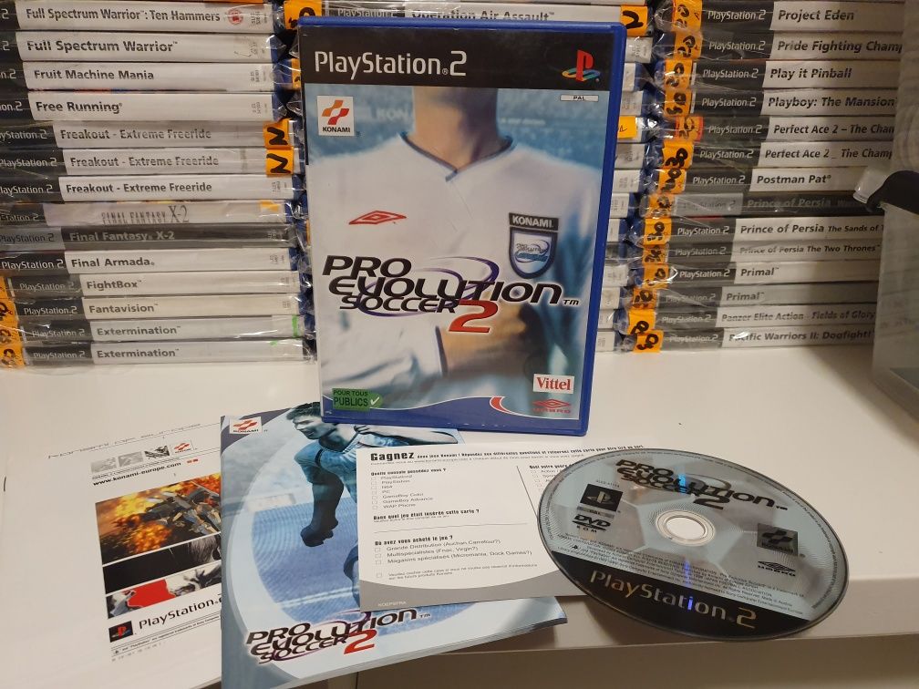 Gra gry Ps2 playstation 2 PES 2 Pro Evolution Soccer 2002 jak nowa