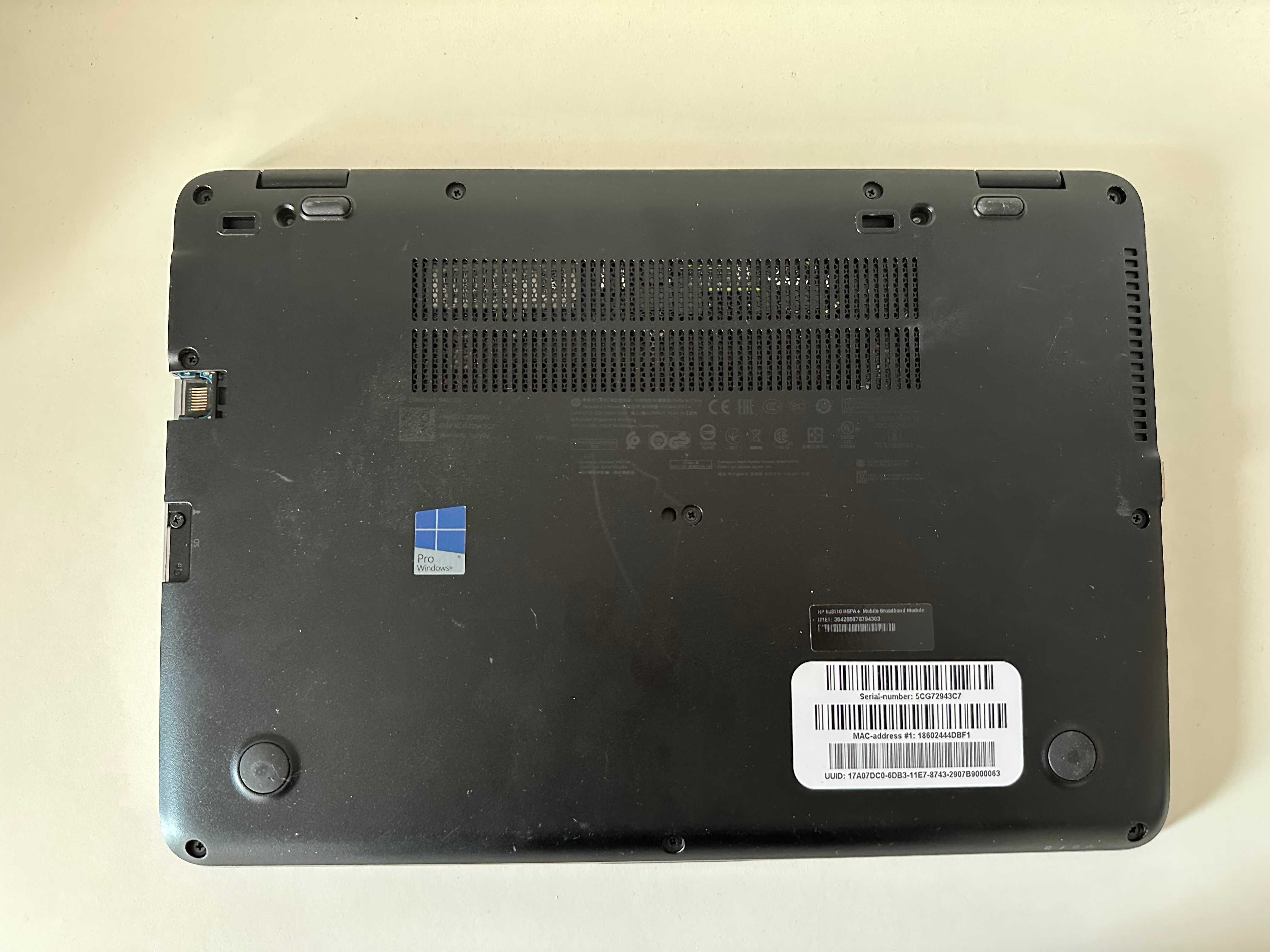 Ноутбук 14'' HP Elitebook 840 G3 I7-6500U RAM 16Gb SSD 480Gb Win 10