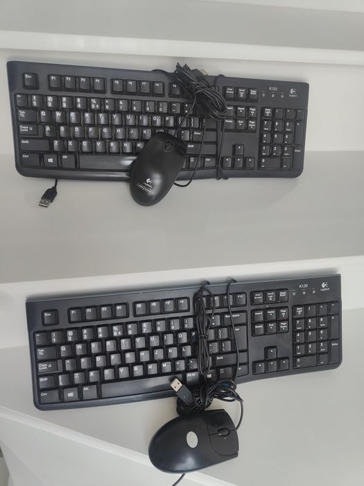 Zestaw klawiatura i myszka przewodowe Logitech