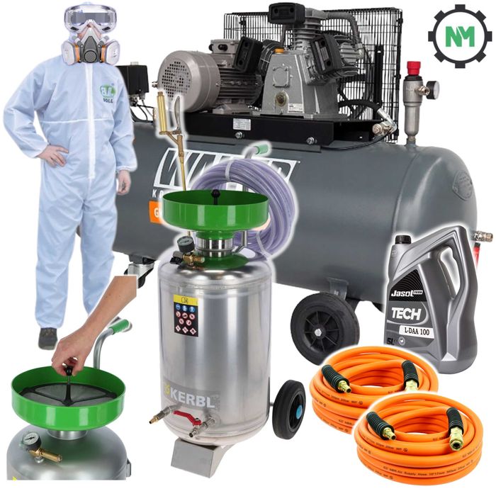 Agregat urządzenie do bielenia Kerbl Kompresor Walter DOPŁATY ARiMR