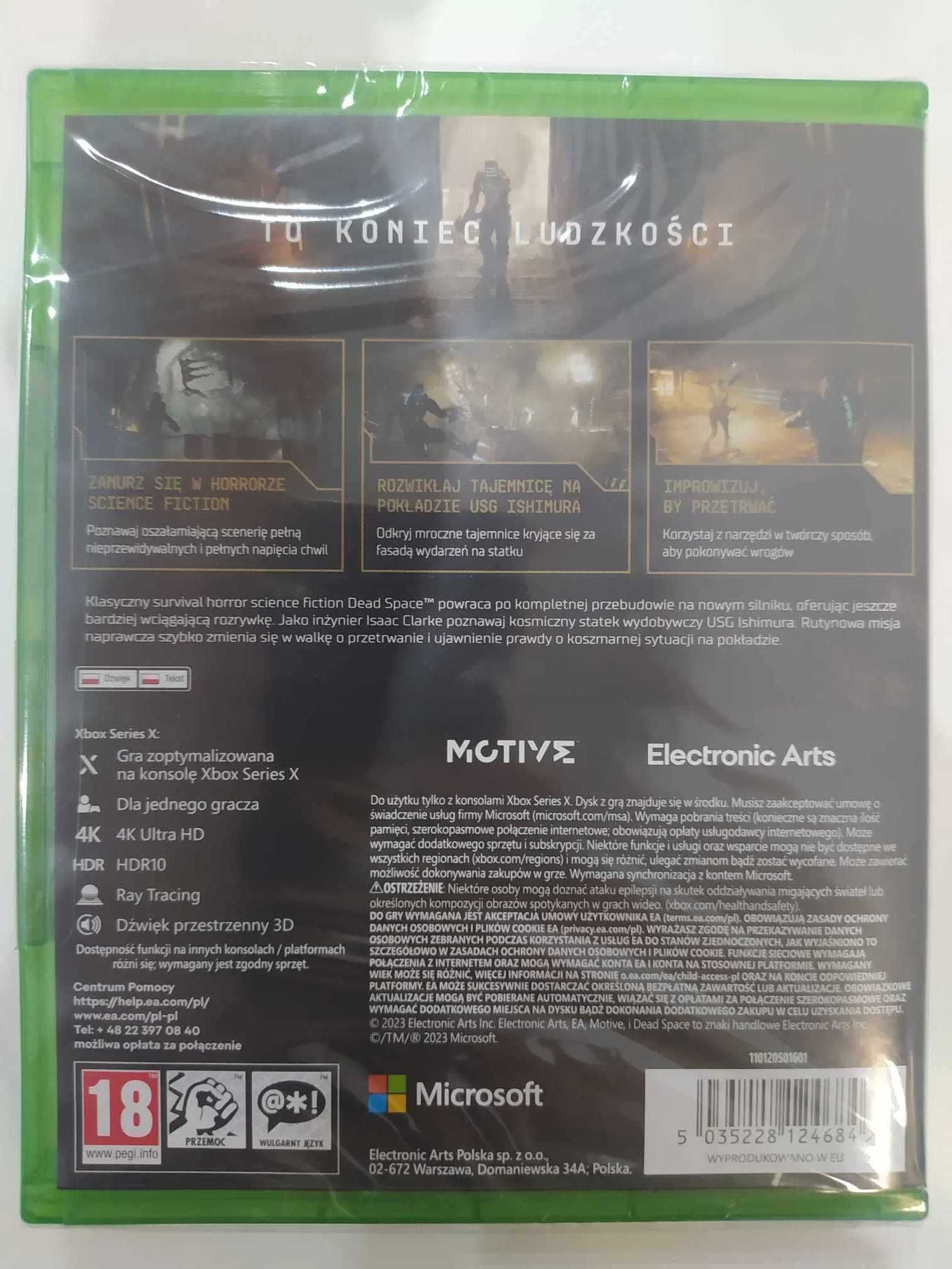 NOWA Dead Space Xbox Series X Polska wersja gry PL