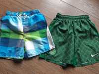 spodenki szorty kąpielowe Nike 116/122/128 zielone niebieskie