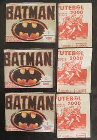 Cromos batman futebol 2000 raros novos