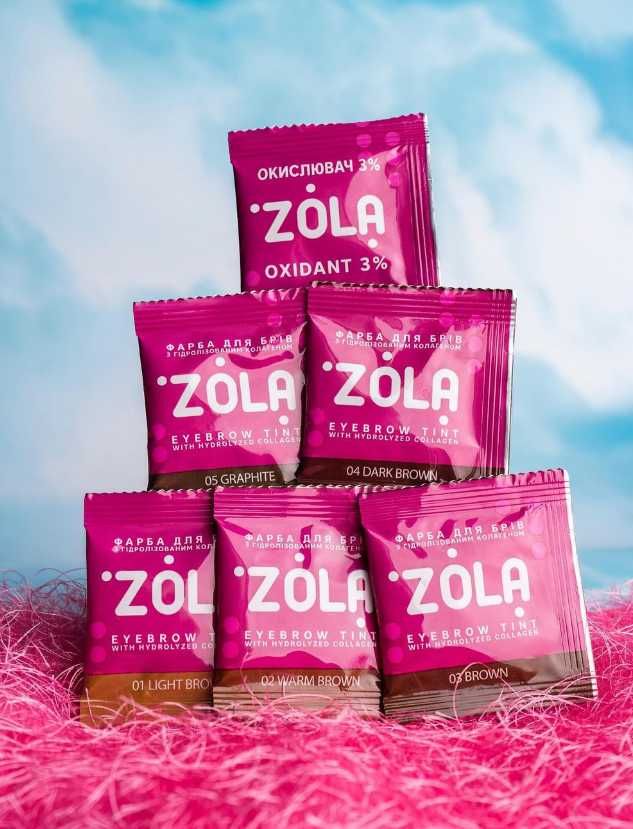 Farba do brwi w saszetce 5 ml Zola (01-05)