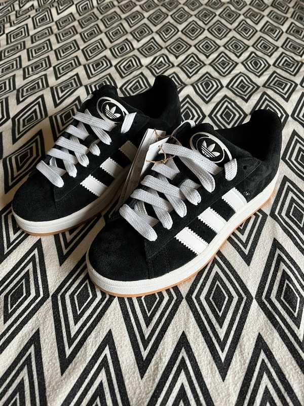 adidas Originals Campus 00s Suede Black White 38