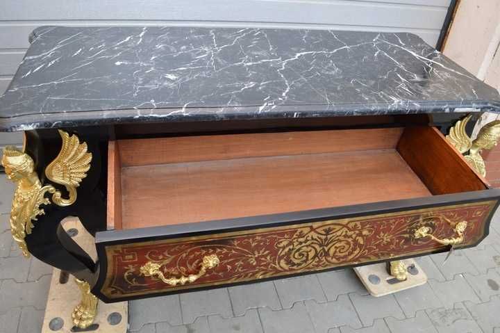 STARA komoda boulle 250KG! SZAFA marmur brąz
