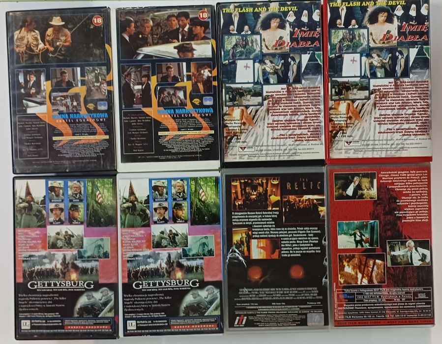 Kasety VHS z filmami