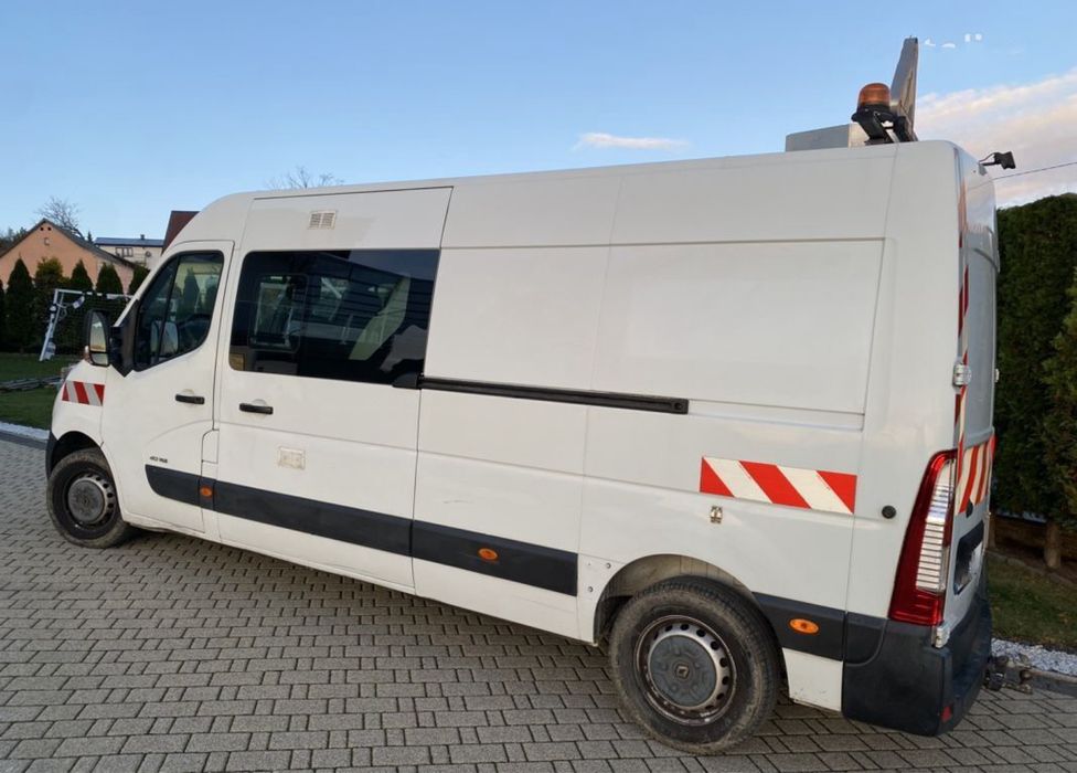 Renault Master Brygadówka 2.3 Diesel 7 os. Klima Kamera 230V - Wynajem