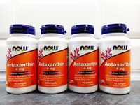 Now Foods, Astaxanthin 4мг (90 капс.), астаксантин, антиоксидант