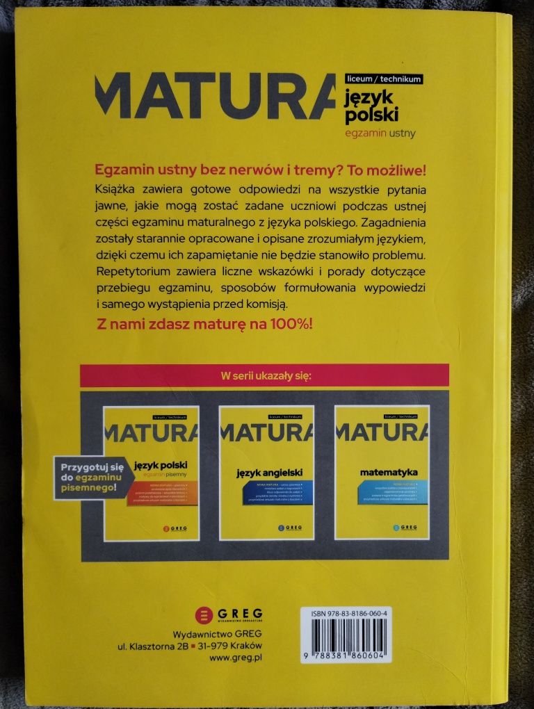 Ratunek dla każdego maturzysty przed matura ustną!