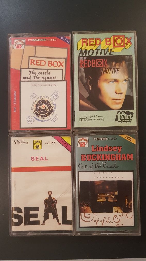 Red Box, Seal i Lindsey Buckingham cztery kasety magnetofonowe