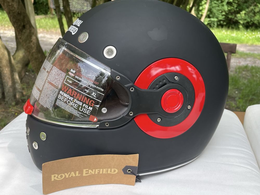 Dwa oryginalne kaski Royal Einield XL