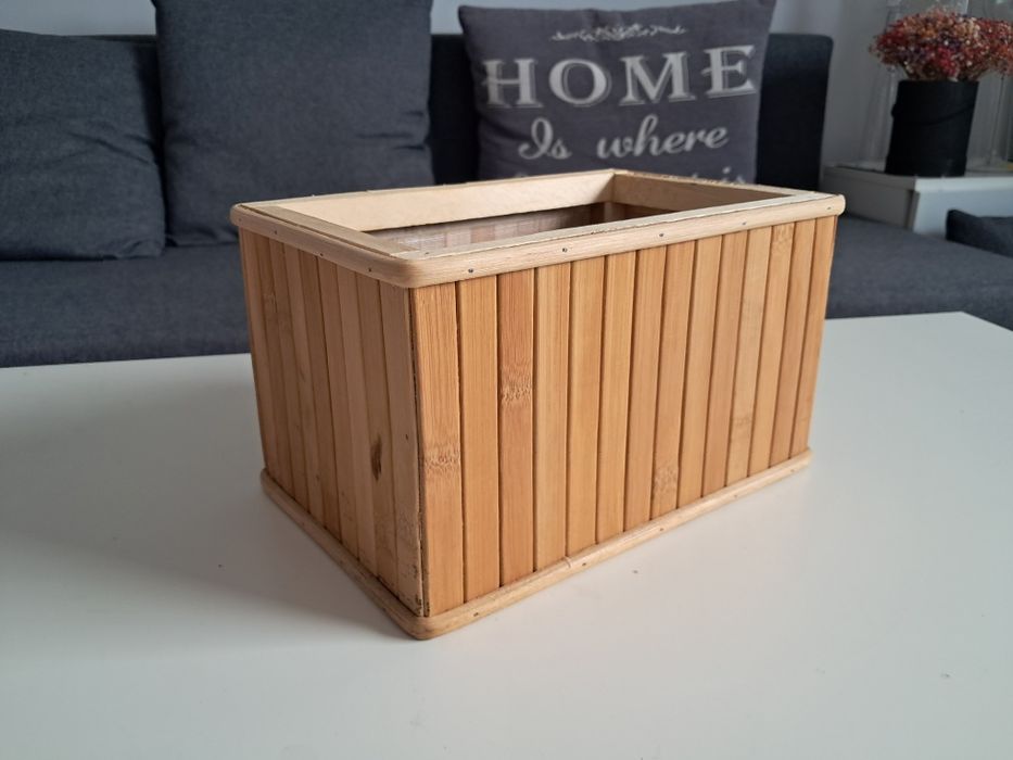 Pudełko dekoracyjne drewniane
