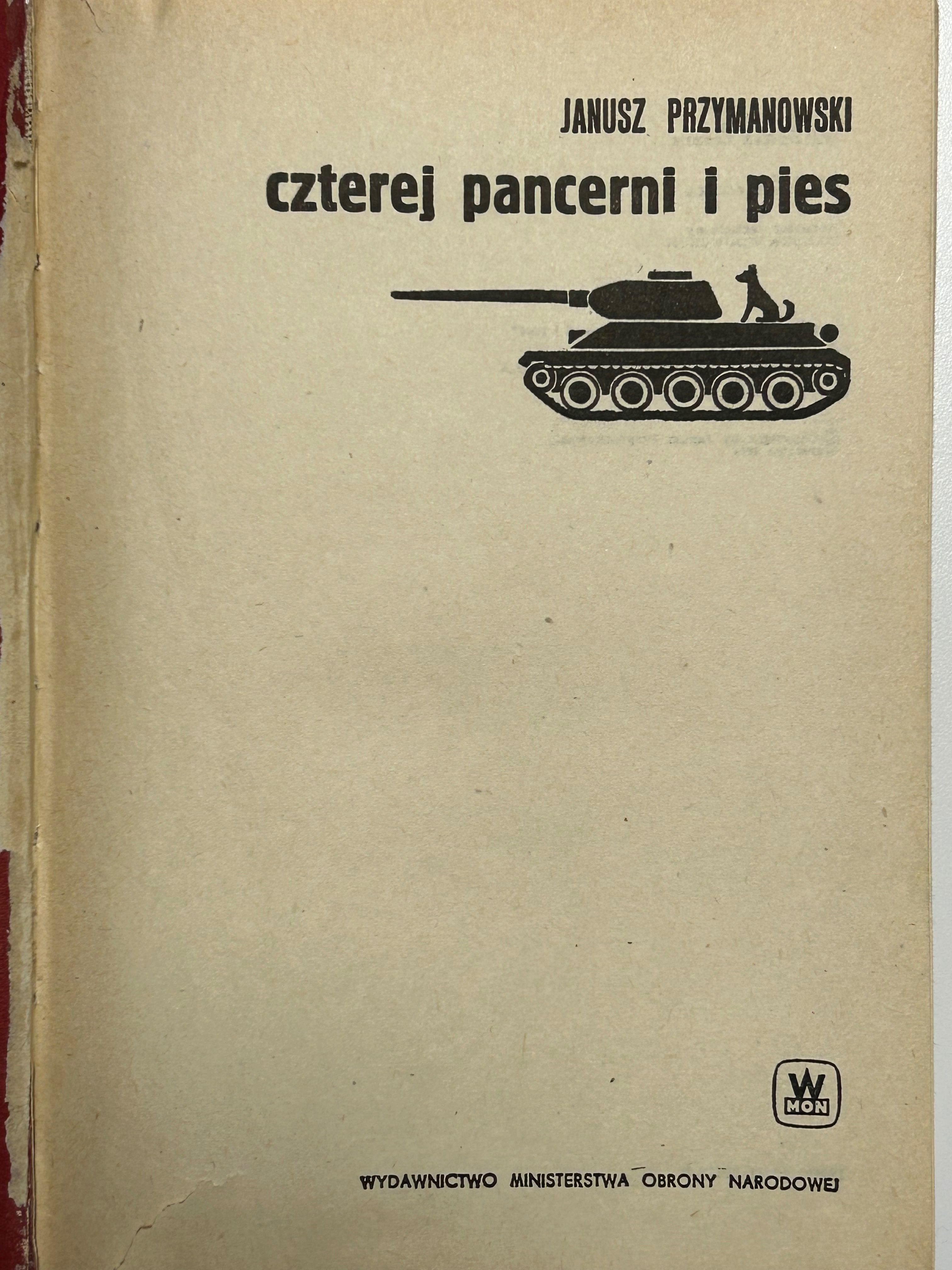 Czterej pancerni i pies Janusz Przymanowski.