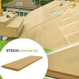 Płyta STEICO dry - dach, ściany 35mm, zamiast deskowania
