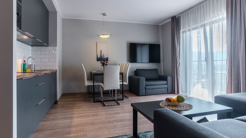 Apartament z pięknym widokiem na góry dla 5 osób z basenem i spa