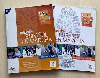 NUEVO ESPANOL EN MARCHA BASICO A1+A2 2019 podręcznik i ćwiczenia hiszp