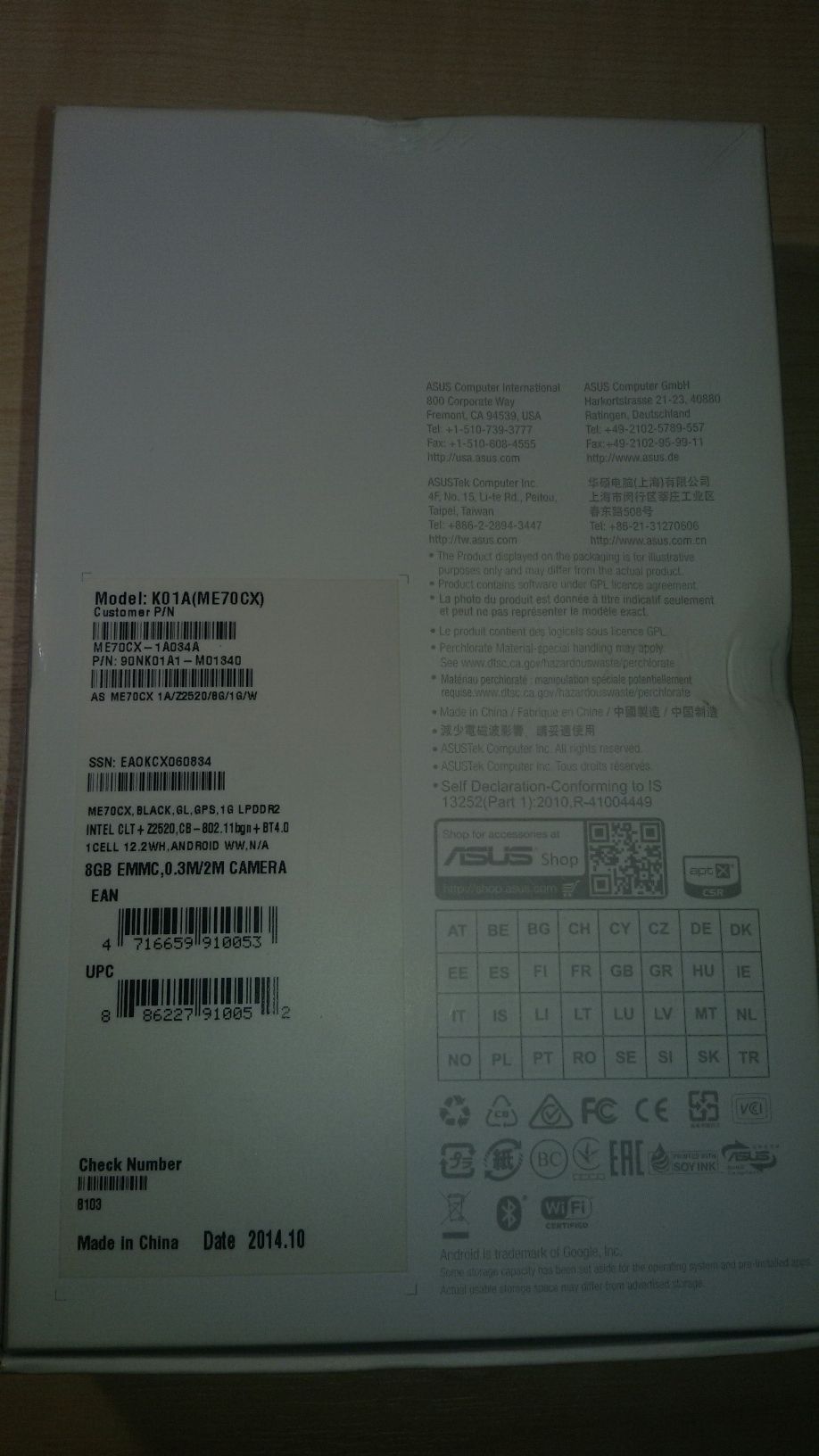Продам планшет Asus