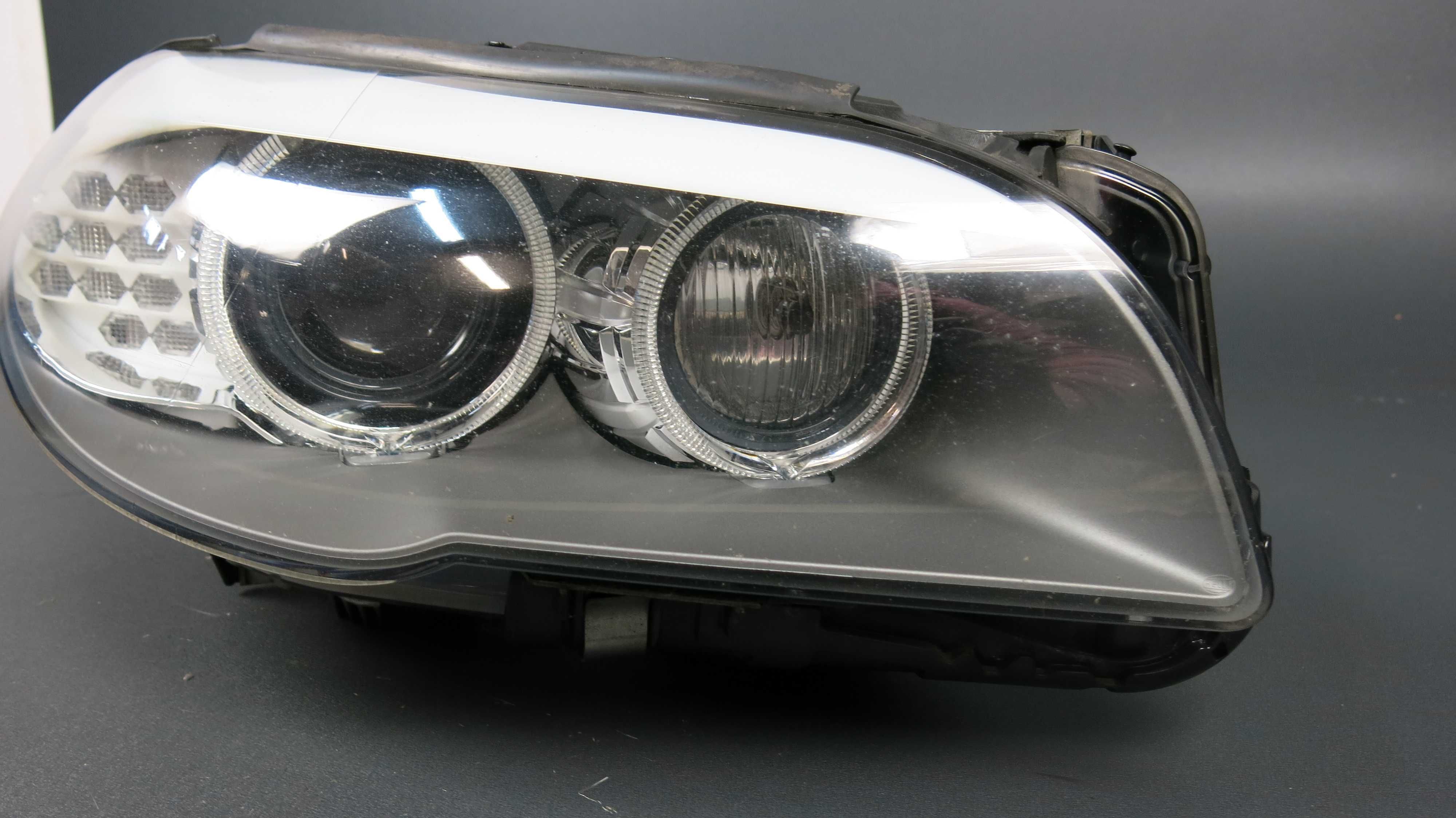 BMW F10 F11 lampa przednia przód bi-xenon skrętny dynimic Prawa Xenon