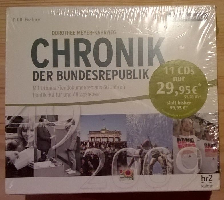 Chronik der Bundesrepublik - germanistyka - 11 CD