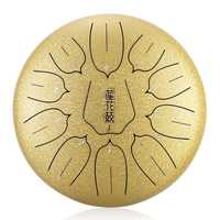 Lotus tongue drum 10" 11 ton Hluru-Huashu THL11-10 Golden złoty